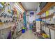 Workshop with tools, shelves, and bicycle at 521 Roma Road, Venice, FL 34285