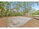 Outdoor basketball court with a bench and picnic table nearby at 610 Woodview Way, Bradenton, FL 34212