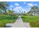 Walkway leading to the community clubhouse at 6213 Green View Dr # 127, Sarasota, FL 34231