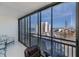 Peaceful balcony overlooking the ocean and cityscape at 627 Alhambra Rd # 601, Venice, FL 34285