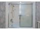 Bathroom with shower/tub combo and updated vanity at 627 Alhambra Rd # 601, Venice, FL 34285