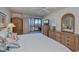 Spacious bedroom with ocean view and private balcony at 627 Alhambra Rd # 601, Venice, FL 34285