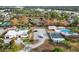 Aerial view of community amenities including tennis, shuffleboard, and pools at 6401 Floral Ct, North Port, FL 34287