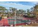 Two well-maintained tennis courts available for residents at 6401 Floral Ct, North Port, FL 34287