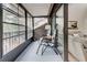 Peaceful balcony with two lounge chairs, perfect for outdoor enjoyment at 647 White Pine Tree Rd # 34, Venice, FL 34285