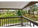 Spacious balcony with scenic views of the surrounding landscape at 647 White Pine Tree Rd # 34, Venice, FL 34285