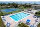 Community pool and tennis courts are steps away at 647 White Pine Tree Rd # 34, Venice, FL 34285