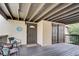 Screened balcony with access to storage and laundry at 647 White Pine Tree Rd # 34, Venice, FL 34285