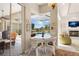 Breakfast nook with pool and patio view at 1010 Grouse Way, Venice, FL 34285