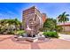 Modern city plaza featuring a unique star-shaped fountain at 110 Vista Hermosa Cir # 102B, Sarasota, FL 34242