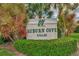 Auburn Cove Villas community entrance sign at 1102 Auburn Cove Cir, Venice, FL 34292