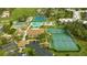 Aerial view of community amenities at 1106 Bird Bay Way # 316, Venice, FL 34285