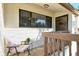 Inviting porch with comfortable seating, offering a relaxing spot to unwind at 1106 Bird Bay Way # 316, Venice, FL 34285