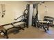 Community fitness center with weight machine at 115 White Oak Way, Sarasota, FL 34237