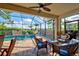 Enjoy this refreshing pool and spa with a screened enclosure at 11692 Spotted Margay Ave, Venice, FL 34292