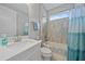 Clean bathroom with a bathtub and shower at 12029 Tapestry Ln, Venice, FL 34293