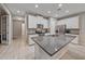 Open concept kitchen with a large island and plenty of cabinet space at 12029 Tapestry Ln, Venice, FL 34293