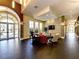 Elegant community clubhouse lobby with comfortable seating at 12861 Oriago St, Venice, FL 34293
