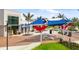 Community plaza featuring a shaded seating area at 12861 Oriago St, Venice, FL 34293