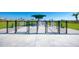 Separate dog park entrances for big and small dogs at 12861 Oriago St, Venice, FL 34293