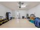 Garage with extra storage space and sink at 12861 Oriago St, Venice, FL 34293