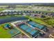 Community pickleball and tennis courts at 12861 Oriago St, Venice, FL 34293