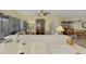 Kitchen features a large island and ample counter space at 1375 Maseno Dr, Venice, FL 34292