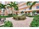 Relaxing courtyard with fountain and benches at 1602 Gondola Park Dr # 1602, Venice, FL 34292