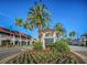 Scenic view of Venice town square with palm trees and shops at 1602 Gondola Park Dr # 1602, Venice, FL 34292