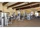 Spacious community fitness center featuring a variety of exercise equipment at 20590 Granlago Dr, Venice, FL 34293