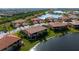Aerial view highlighting lanai and location at 23499 Awabuki Dr # 102, Venice, FL 34293