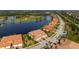Aerial view of community and golf course at 23499 Awabuki Dr # 102, Venice, FL 34293