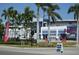 View of a baseball stadium with palm trees and signage at 237 Venice East Blvd, Venice, FL 34293