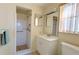 Bathroom with shower, vanity, and toilet at 237 Venice East Blvd, Venice, FL 34293