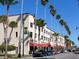 Historic Venice buildings and shops along the street at 249 Rio Terra, Venice, FL 34285