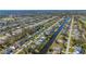 Wide aerial showcasing community and canal at 250 Long Meadow Ln, Rotonda West, FL 33947