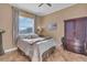 Cozy bedroom with a double bed and ample closet space at 3162 Cordova Ter, North Port, FL 34291