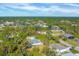 Aerial view showing home's location within the neighborhood at 3255 Tupelo Ave, North Port, FL 34286