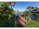 Private dock with access to a tranquil lake at 340 Three Lakes Ln # K, Venice, FL 34285
