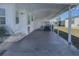 Spacious carport providing ample covered parking and storage at 346 Mariner Dr, North Port, FL 34287