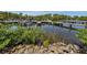 Beautiful water views of the river and docks from the community's waterfront access at 346 Mariner Dr, North Port, FL 34287