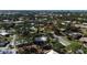 Property location shown from above, highlighting its setting within a residential neighborhood at 407 Degas Dr, Nokomis, FL 34275