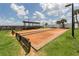 Two bocce ball courts with pavilion in background at 4251 Oak Terrace Cir, Port Charlotte, FL 33953