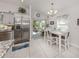 Kitchen with stainless steel appliances and breakfast nook at 4251 Oak Terrace Cir, Port Charlotte, FL 33953