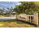 Venetia community entrance with a beautiful fountain at 4621 Gaeta Dr, Venice, FL 34293