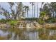 Serene waterfall feature in a lush tropical setting at 4621 Gaeta Dr, Venice, FL 34293