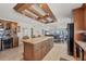 Kitchen with island, wine storage and ocean view at 550 W Flamingo # 401, Venice, FL 34285