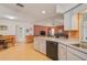Open kitchen with views to living and dining areas at 740 Citrus Rd, Venice, FL 34293
