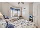 Guest bedroom with twin beds and coastal decor at 804 Triano Cir # 804, Venice, FL 34292
