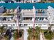 Private top floor deck with spiral staircase access at 8230 Harborside Cir, Englewood, FL 34224